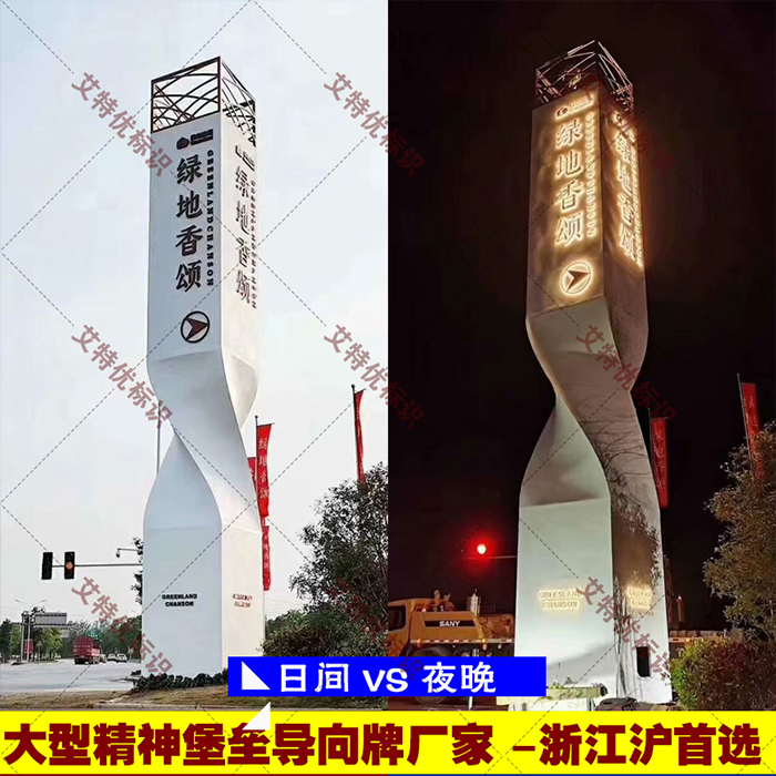精神堡垒导向牌