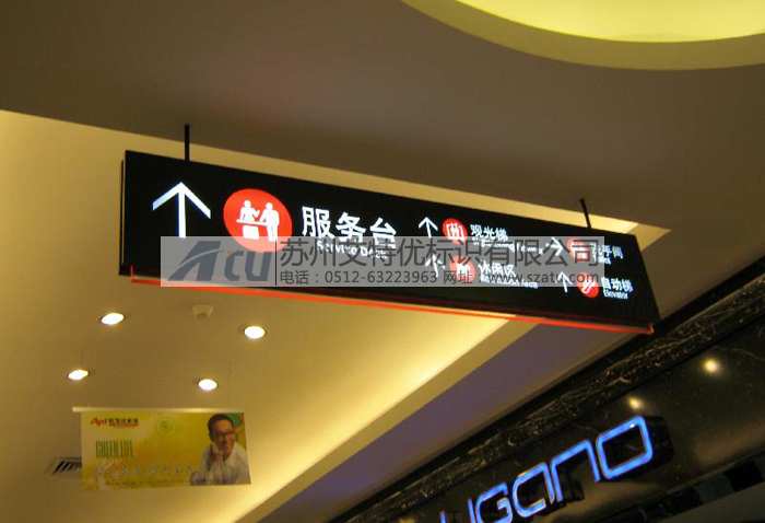 商业广场标识